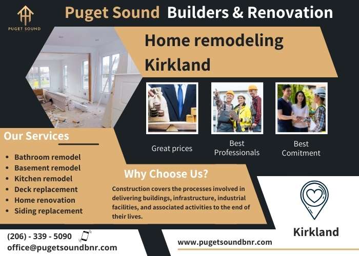 Banner driving to action - Home remodeling Kirkland - puget soundbnr